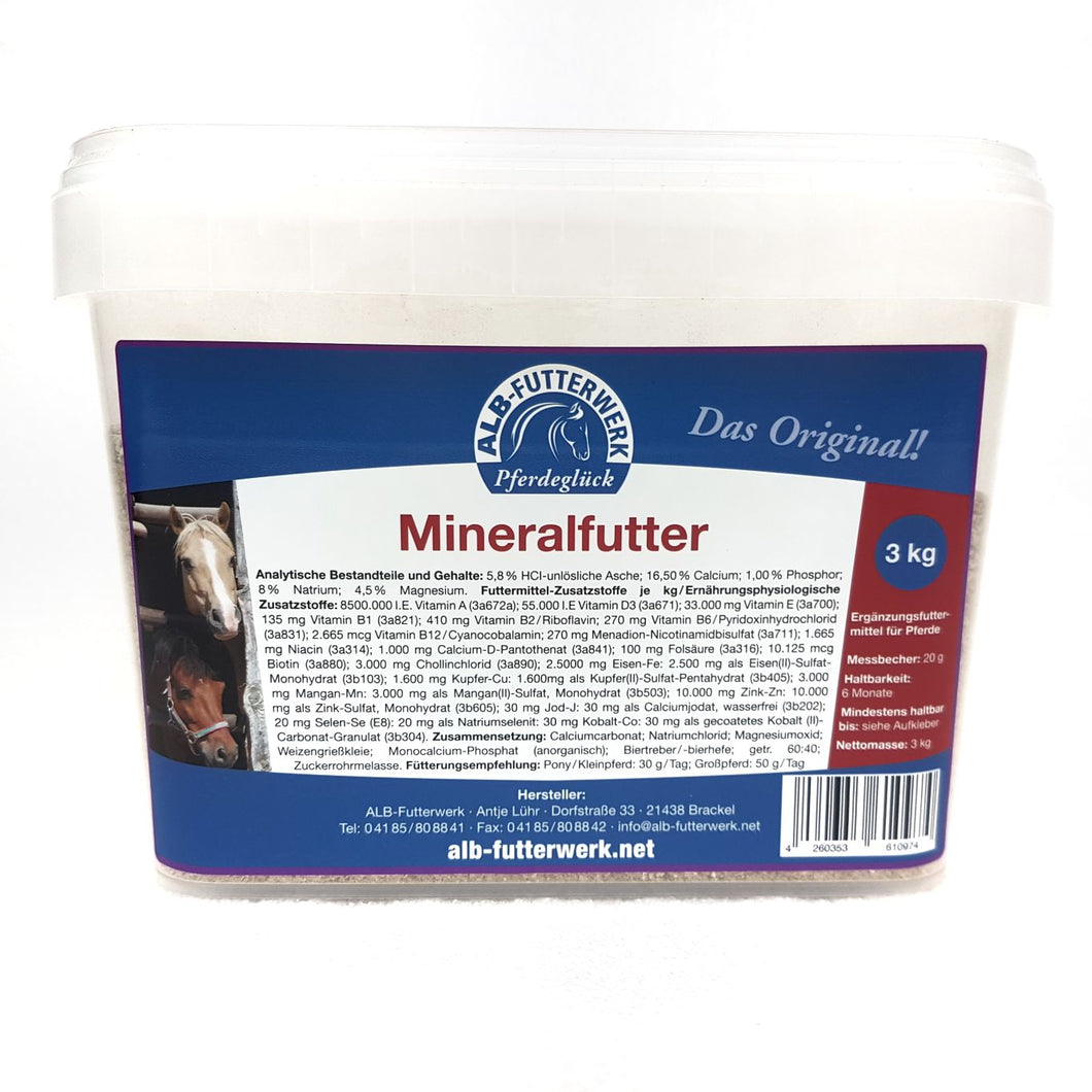 ALB-Futterwerk - Mineralfutter 3 kg